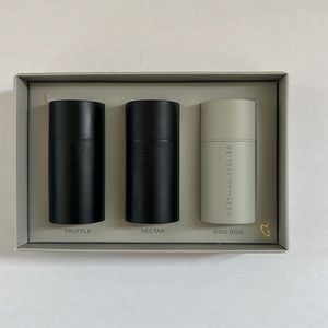 Westman Atelier Clean Glow Trio Petit bronzer, highlighter, and blush set